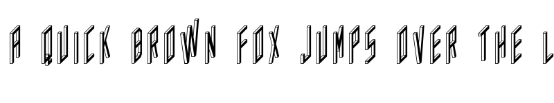 Preview of AC Framed Inverted font