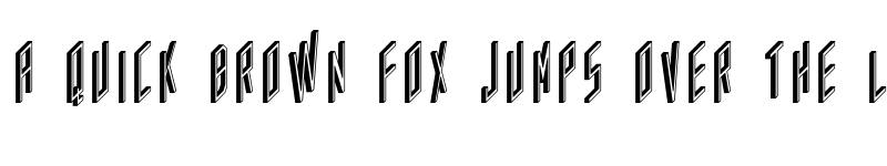 Preview of AC Framed Regular font