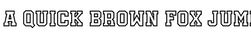 Preview of Academy Regular font