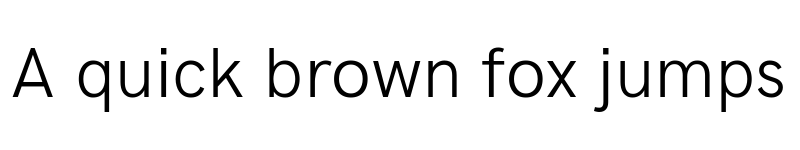 Preview of Acari Sans ExtraLight font