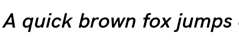 Preview of Acari Sans SemiBold Italic font