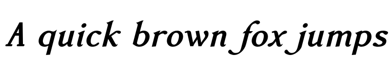 Preview of Accanthis ADF Std No2 Bold Italic font