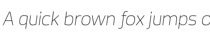 Preview of Acephimere Thin Italic font