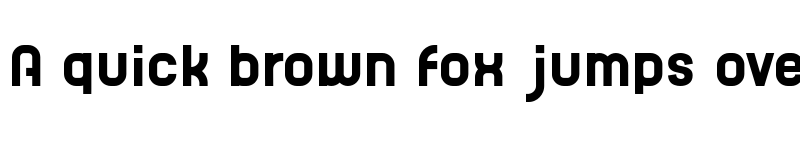 Preview of ACETONE Regular font