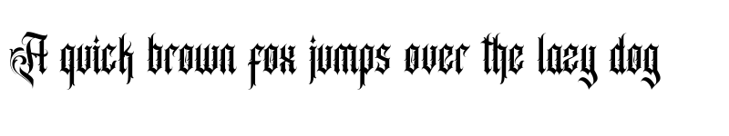 Preview of Acinonyx Jubatus Personal Use O Regular font