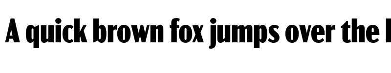 Preview of Acme Gothic Compressed Black font