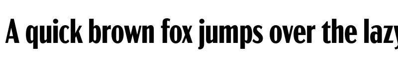 Preview of Acme Gothic Compressed Bold font