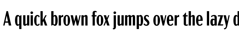 Preview of Acme Gothic Compressed Semibold font