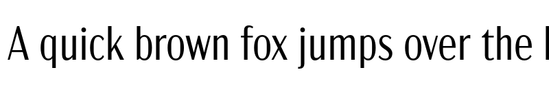 Preview of Acme Gothic Condensed Light font