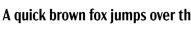 Preview of Acme Gothic Condensed Semibold font