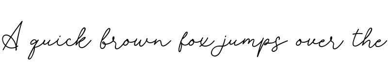 Preview of Acoustic Regular font