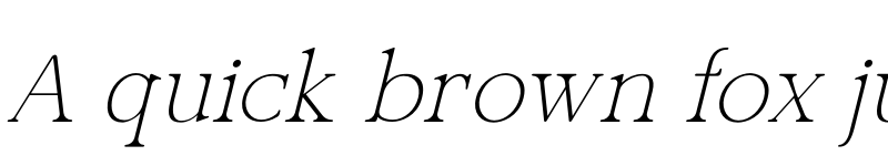 Preview of Actalou Italic font