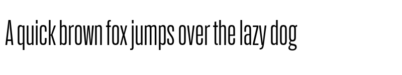 Preview of Action Cond Regular Trial Grade 1 font