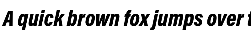 Preview of Acumin Pro Condensed Black Italic font