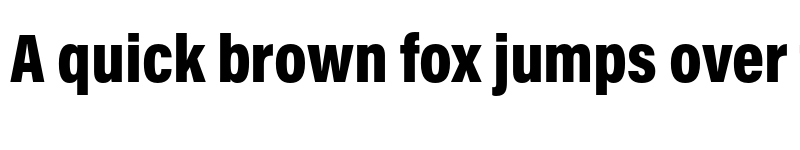 Preview of Acumin Pro Condensed Black font