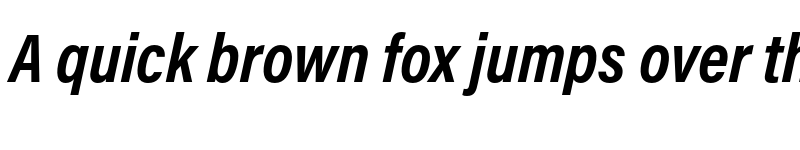 Preview of Acumin Pro Condensed Bold Italic font