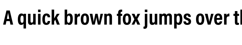 Preview of Acumin Pro Condensed Bold font