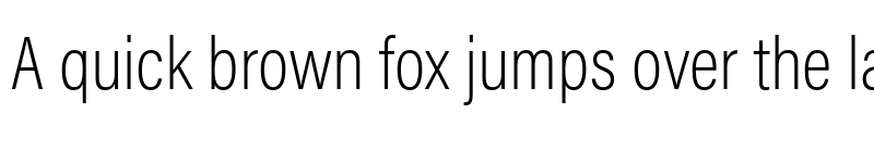 Preview of Acumin Pro Condensed Extra Light font