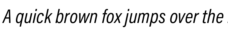 Preview of Acumin Pro Condensed Italic font