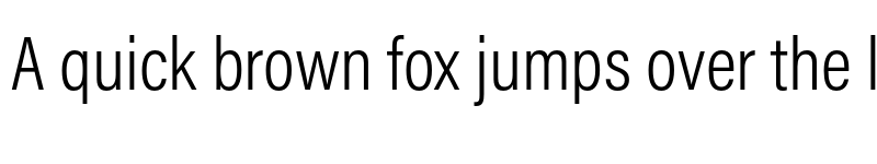 Preview of Acumin Pro Condensed Light font