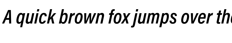 Preview of Acumin Pro Condensed Semibold Italic font