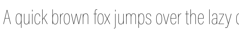 Preview of Acumin Pro Condensed Thin font