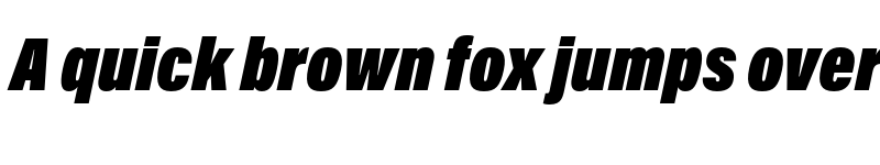Preview of Acumin Pro Condensed Ultra Black Italic font