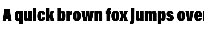 Preview of Acumin Pro Condensed Ultra Black font