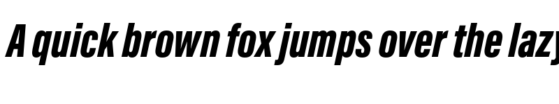 Preview of Acumin Pro ExtraCondensed Black Italic font