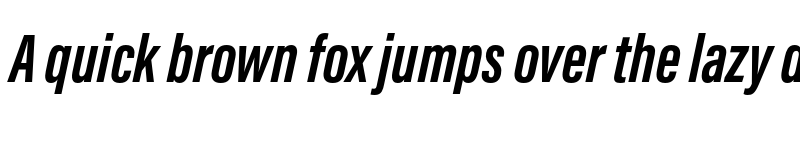 Preview of Acumin Pro ExtraCondensed Bold Italic font