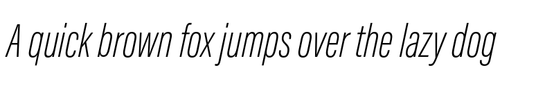 Preview of Acumin Pro ExtraCondensed Extra Light Italic font