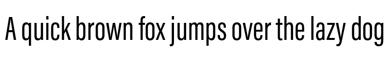 Preview of Acumin Pro ExtraCondensed Regular font