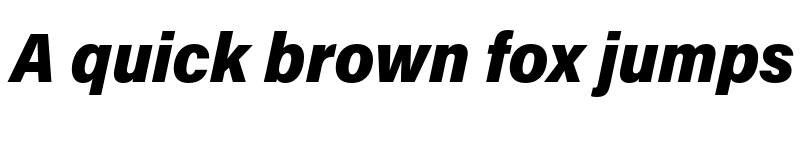 Preview of Acumin Pro SemiCondensed Black Italic font