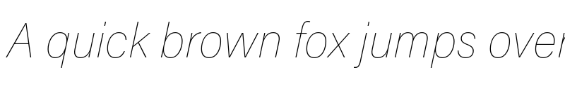Preview of Acumin Pro SemiCondensed Thin Italic font