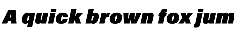 Preview of Acumin Pro Ultra Black Italic font