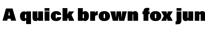 Preview of Acumin Pro UltraBlack font