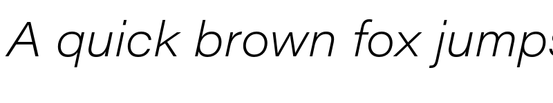 Preview of Acumin Pro Wide Extra Light Italic font