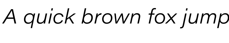 Preview of Acumin Pro Wide Light Italic font