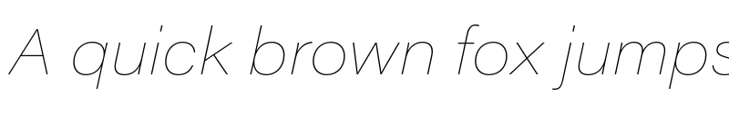 Preview of Acumin Pro Wide Thin Italic font