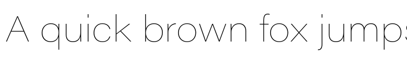 Preview of Acumin Pro Wide Thin font