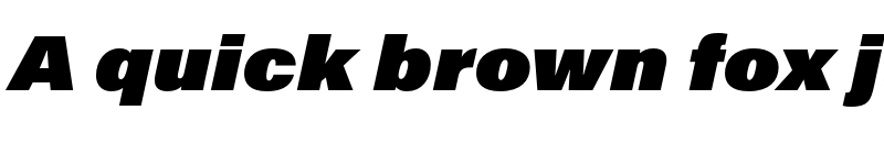 Preview of Acumin Pro Wide Ultra Black Italic font
