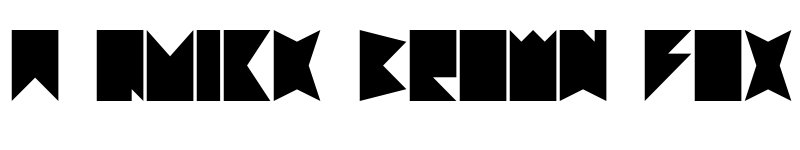 Preview of acute solid font