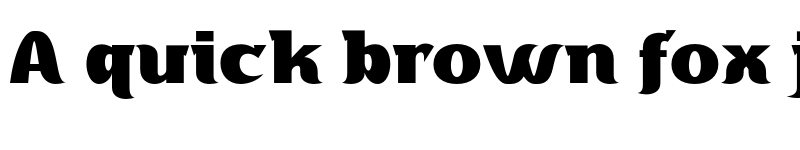 Preview of Adahi Personal Use Extra Black font