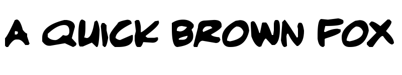 Preview of adam warren 0.2 Regular font