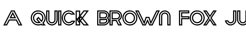 Preview of Aday Demo Outline Bold font