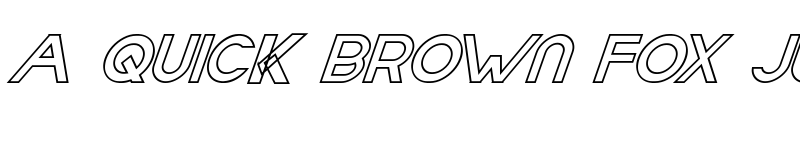 Preview of Aday Demo Outline Italic font