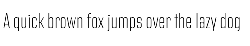 Preview of Address Sans Pro Cd ExtraLight font