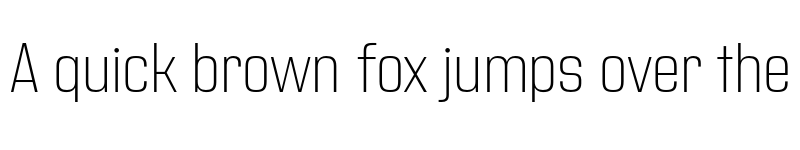 Preview of Address Sans Pro ExtraLight font