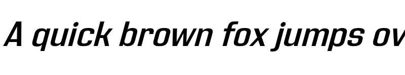 Preview of Address Sans Pro SemiBold It font