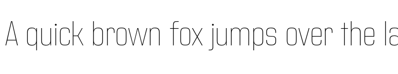 Preview of Address Sans Pro Thin font